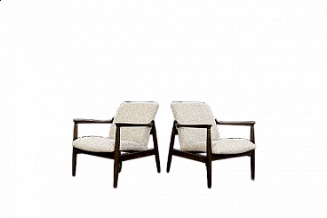 Pair of GFM-64 armchairs by Edmund Homa for GFM, 1960s