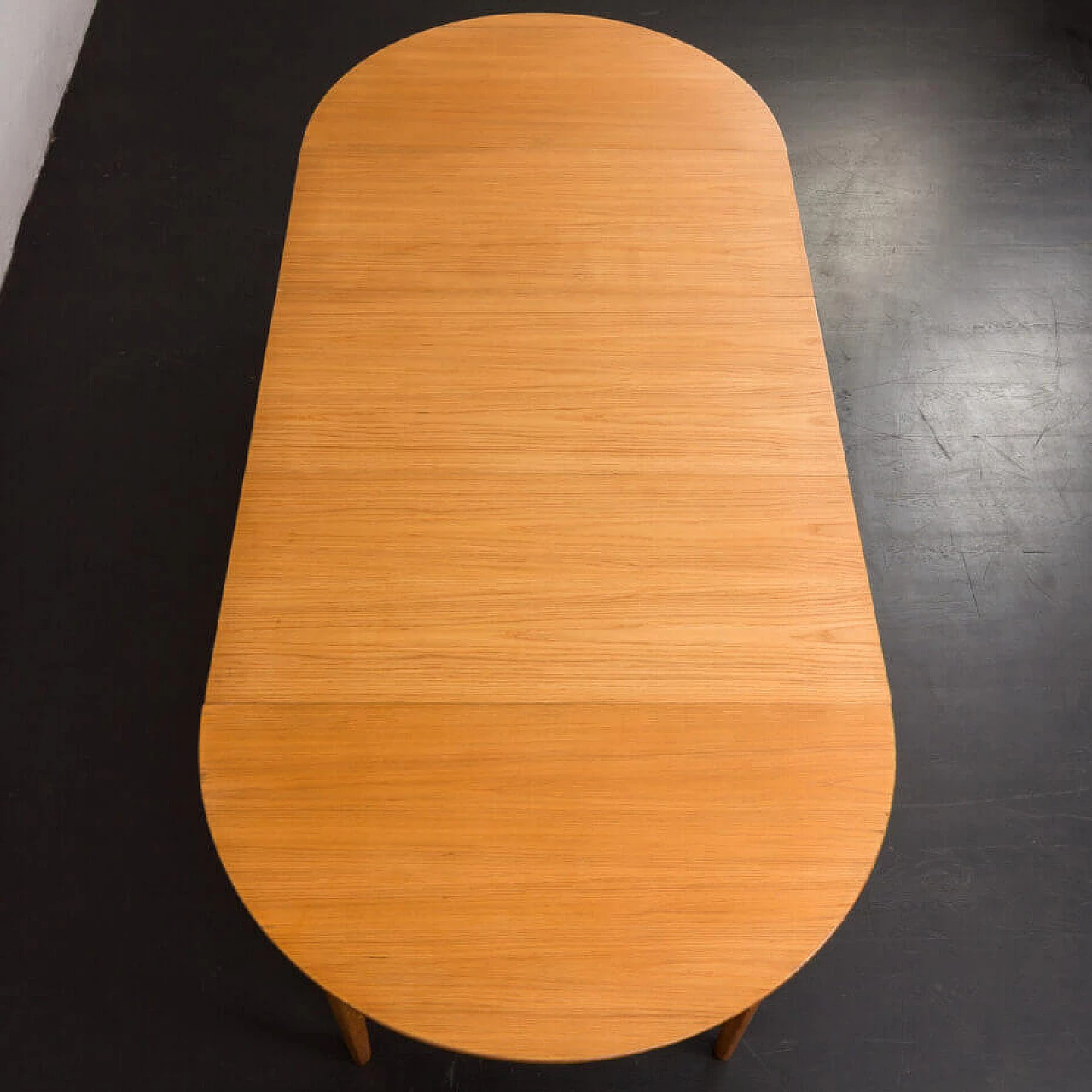 Extending oak table by Henning Kjærnulf for Soro Mobelfabrik, 1950s 5