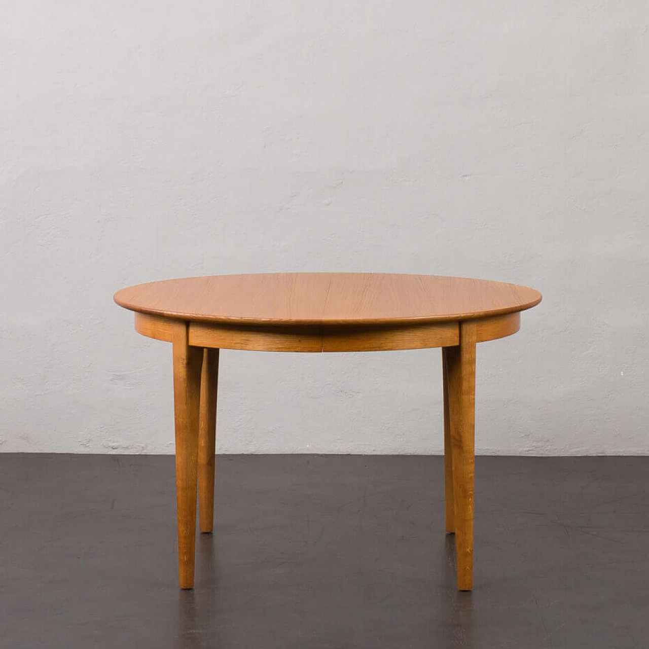 Extending oak table by Henning Kjærnulf for Soro Mobelfabrik, 1950s 15