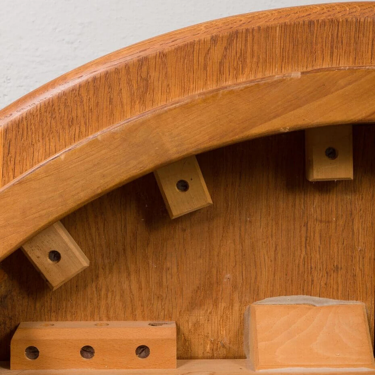 Extending oak table by Henning Kjærnulf for Soro Mobelfabrik, 1950s 20