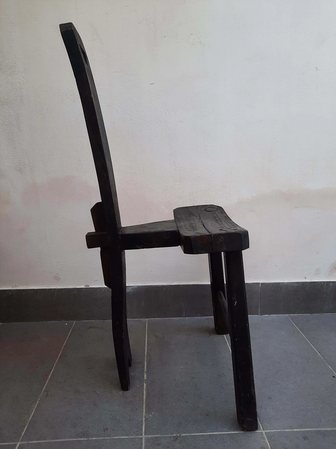 Solid wood milking chair 4