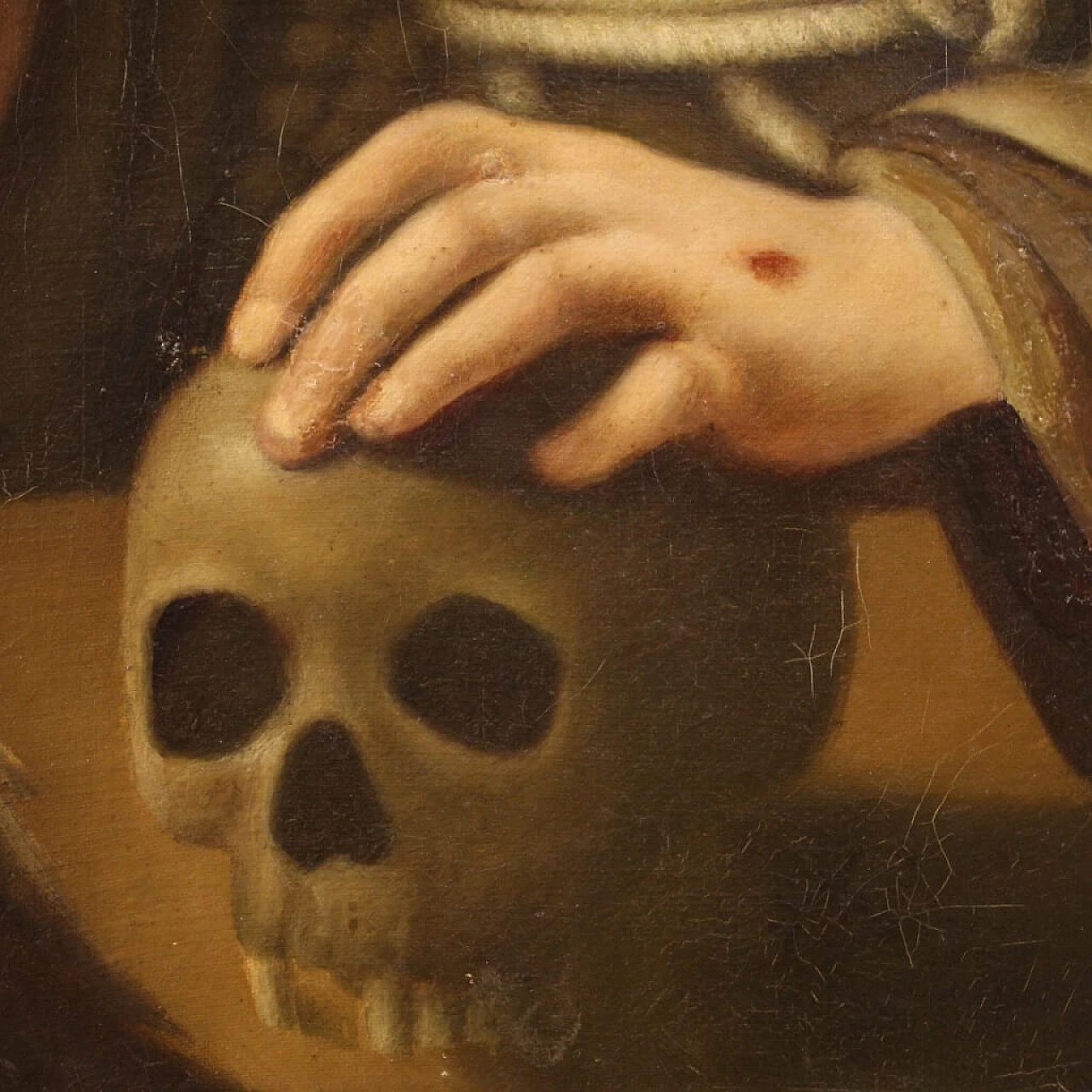 San Francesco d'Assisi, dipinto a olio su tela, '700 13