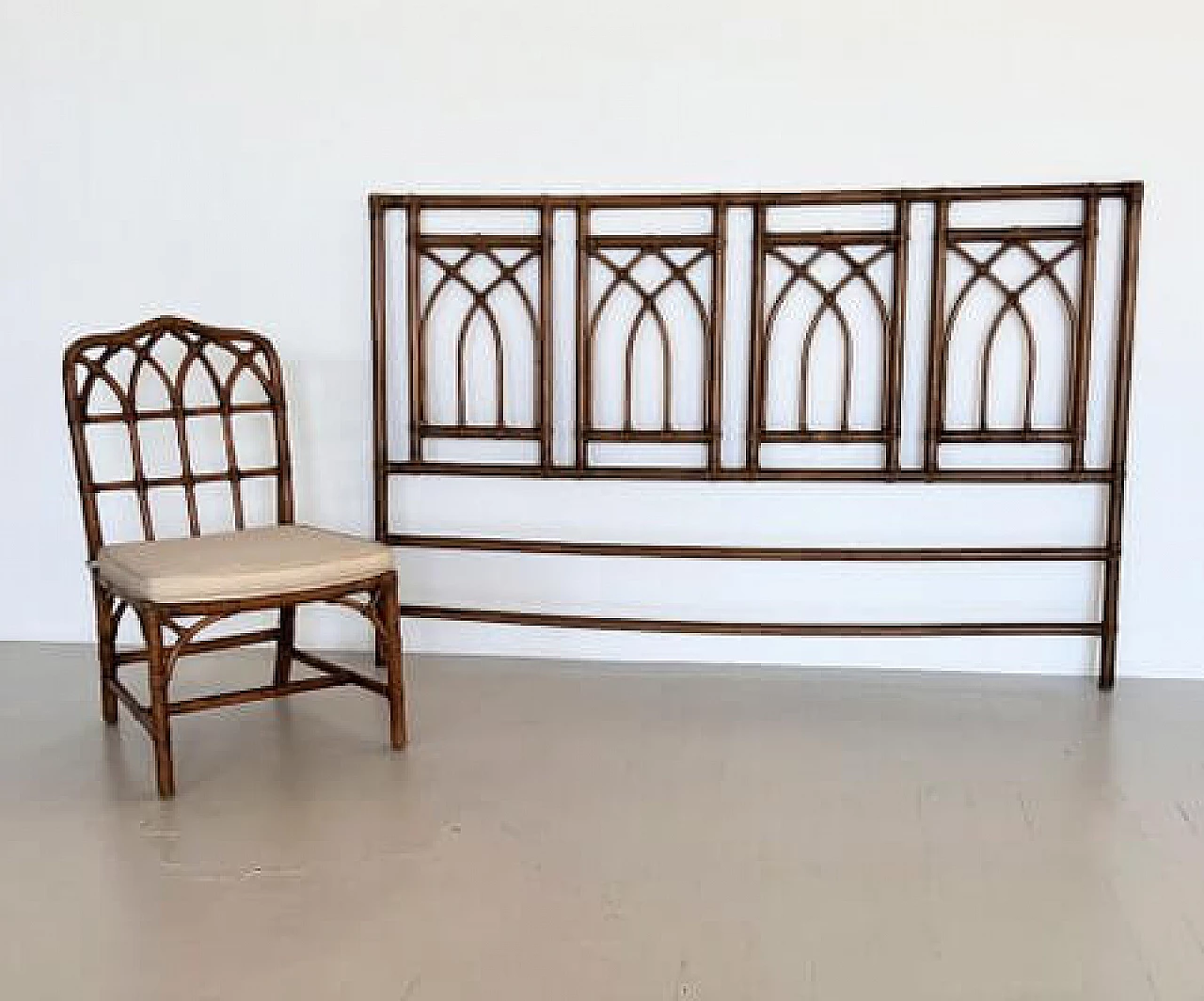 Testiera in bambù, anni '70 2