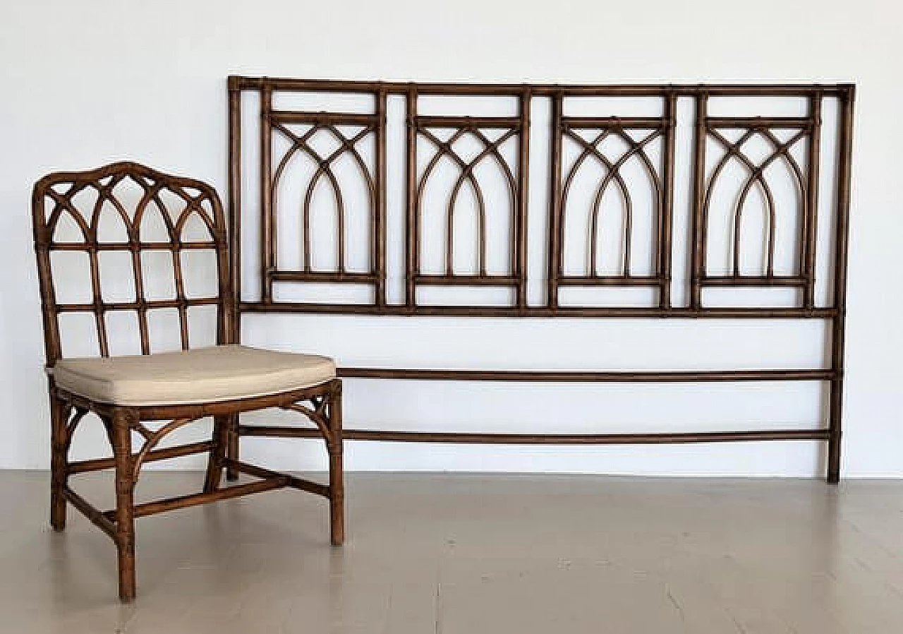 Testiera in bambù, anni '70 3