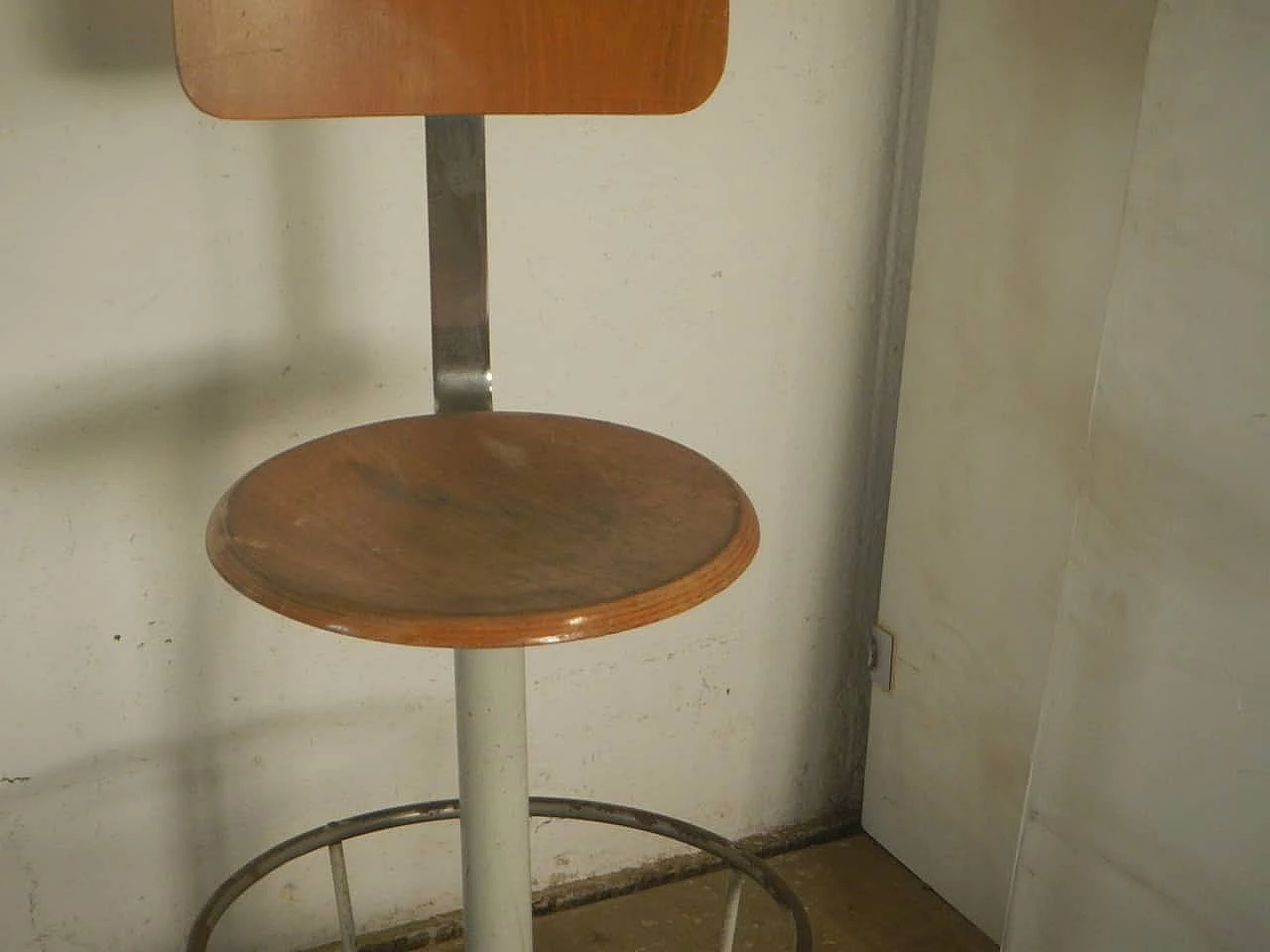 Stool with backrest 1950 4