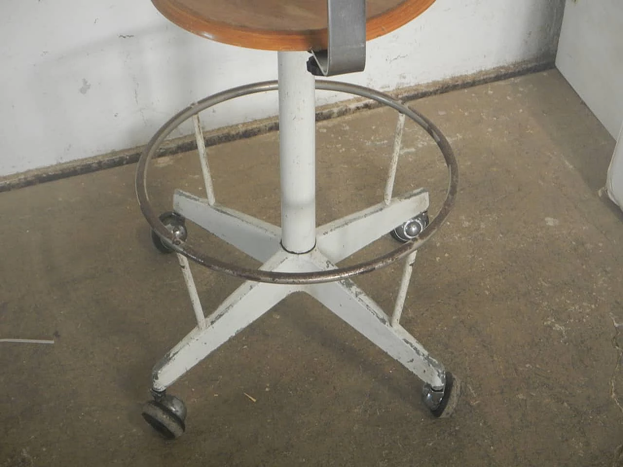 Stool with backrest 1950 7