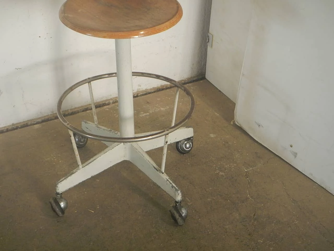 Stool with backrest 1950 8