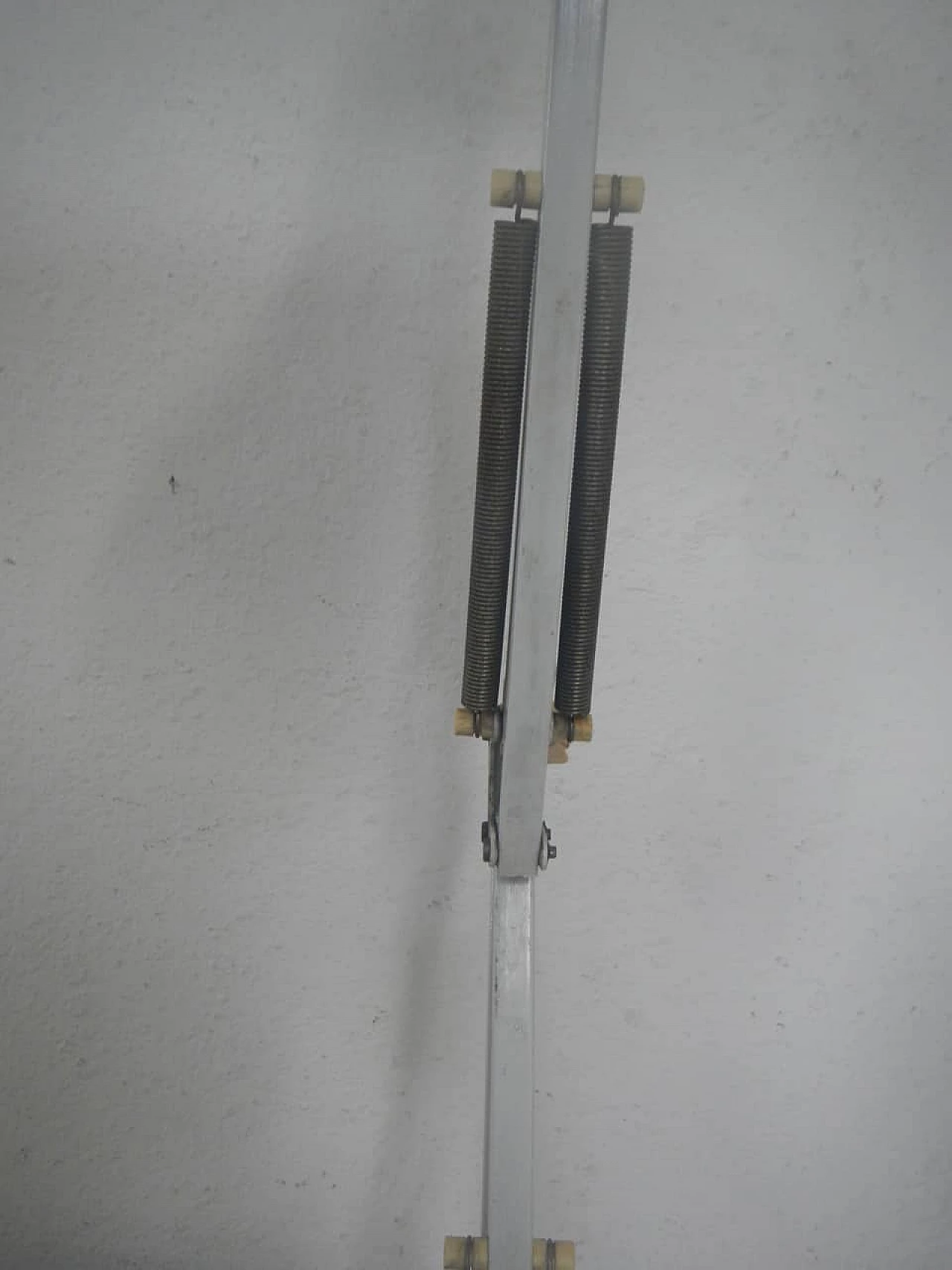 White metal table lamp by Emmedi, 1960s 8