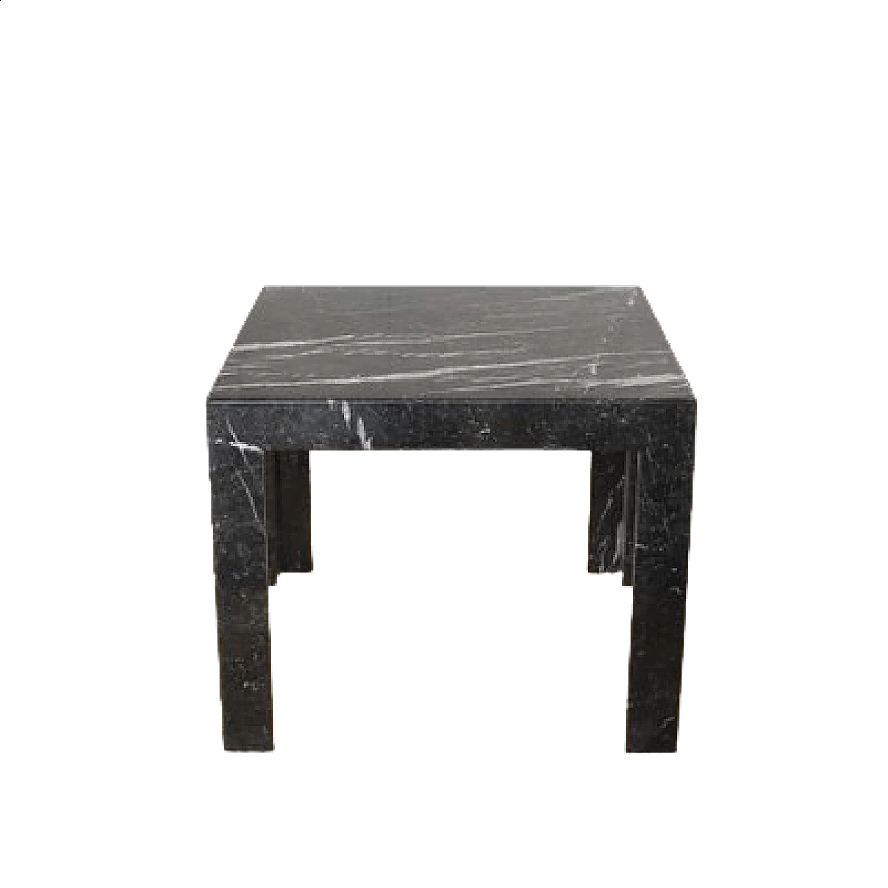 Black marble coffee table by Alessandro Giusti & Egidio Di Rosa for Ultima Edizione, 1980s 9