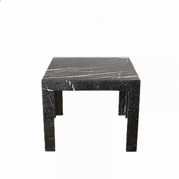 Black marble coffee table by Alessandro Giusti & Egidio Di Rosa for Ultima Edizione, 1980s
