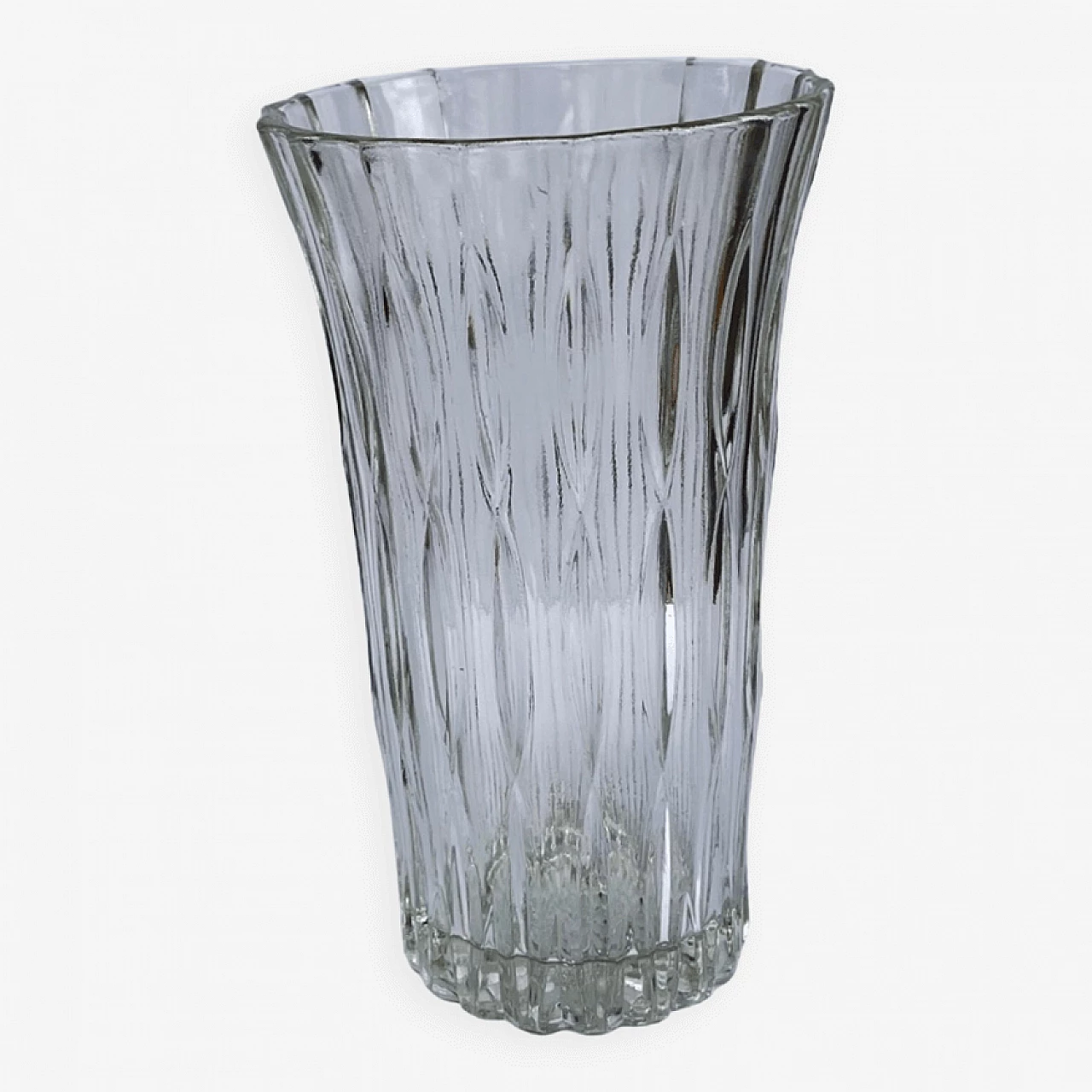 Glass vase by Jiří Řepásek for Poděbrady, 1960s 2