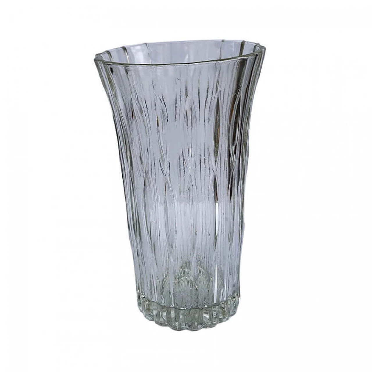 Glass vase by Jiří Řepásek for Poděbrady, 1960s 3