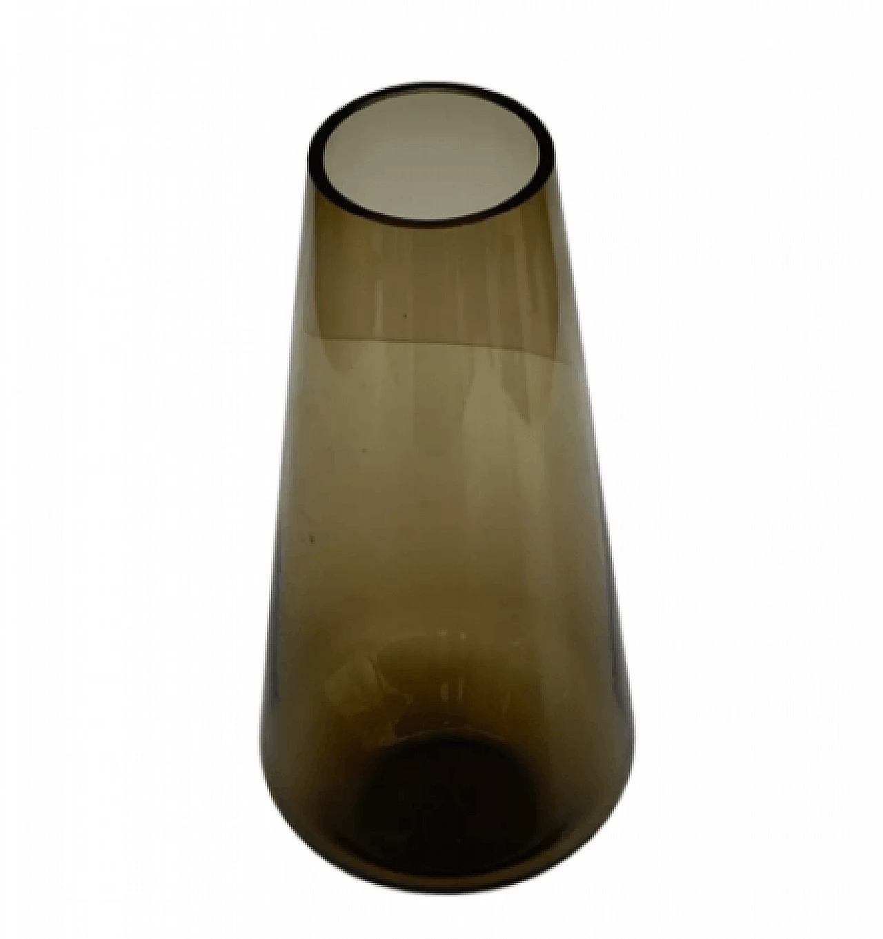 Glass Tourmaline vase by Wilhelm Wagenfeld for WMF, 1960s | intOndo