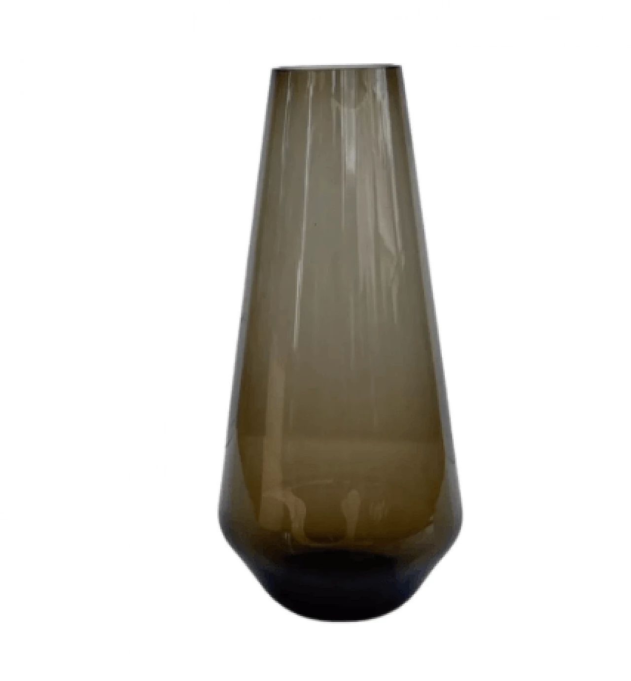 Glass Tourmaline vase by Wilhelm Wagenfeld for WMF, 1960s 10