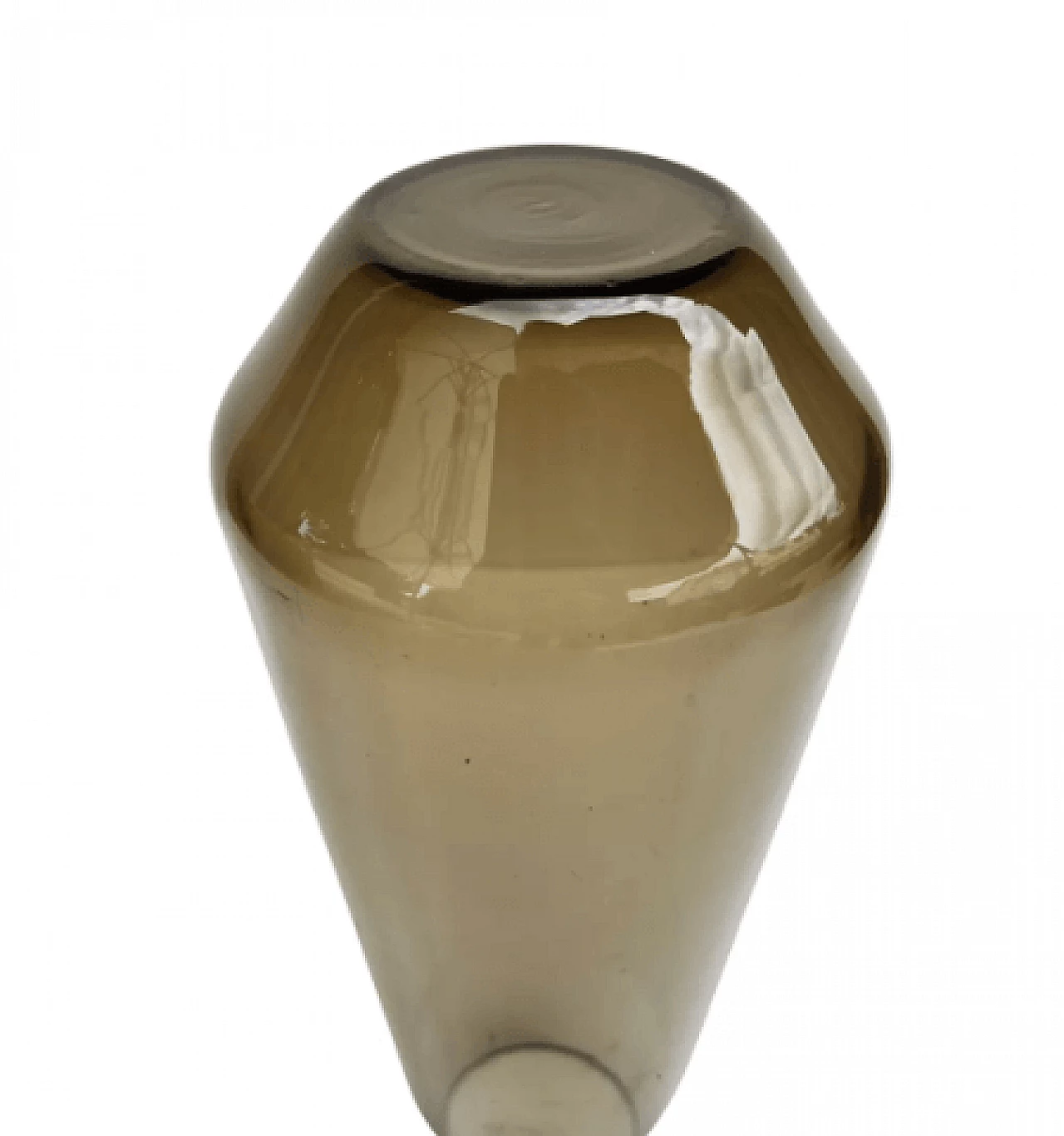 Glass Tourmaline vase by Wilhelm Wagenfeld for WMF, 1960s 13