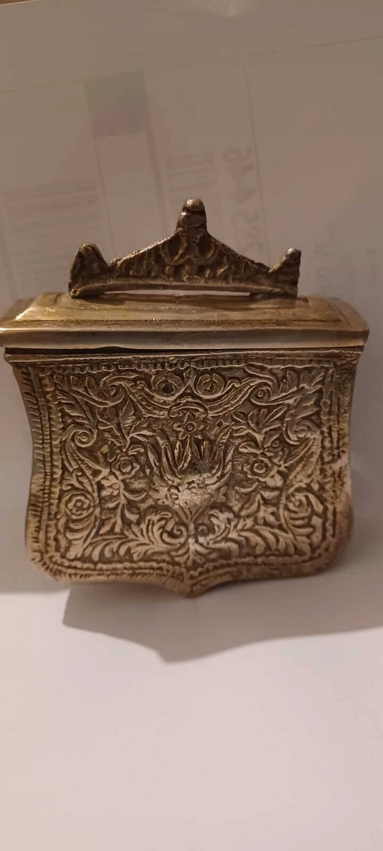 Ottoman metal gunpowder holder 1