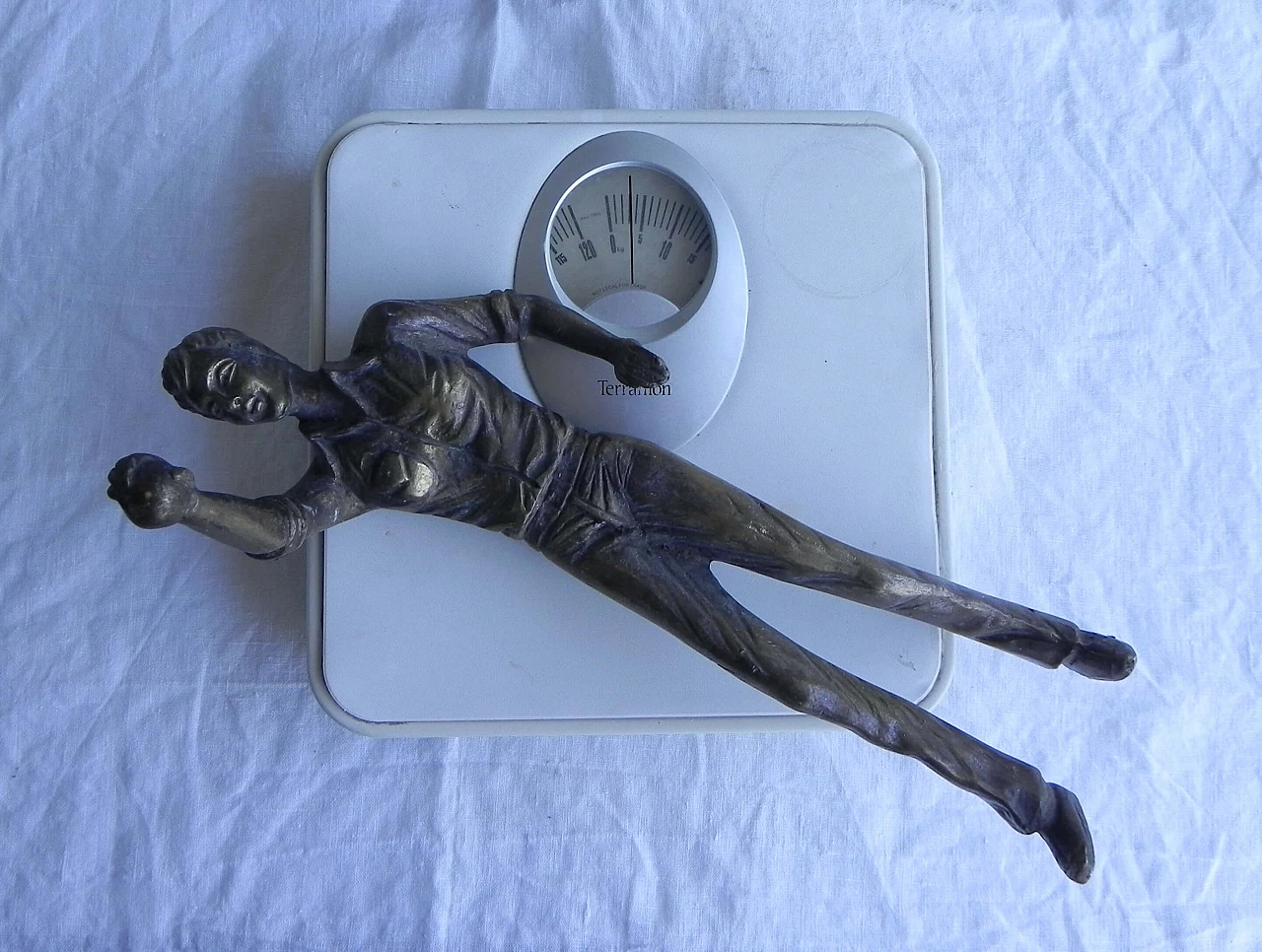 Joueures de Pétanque, scultura in bronzo nello stile di Oscar Ruffony, anni '40 13