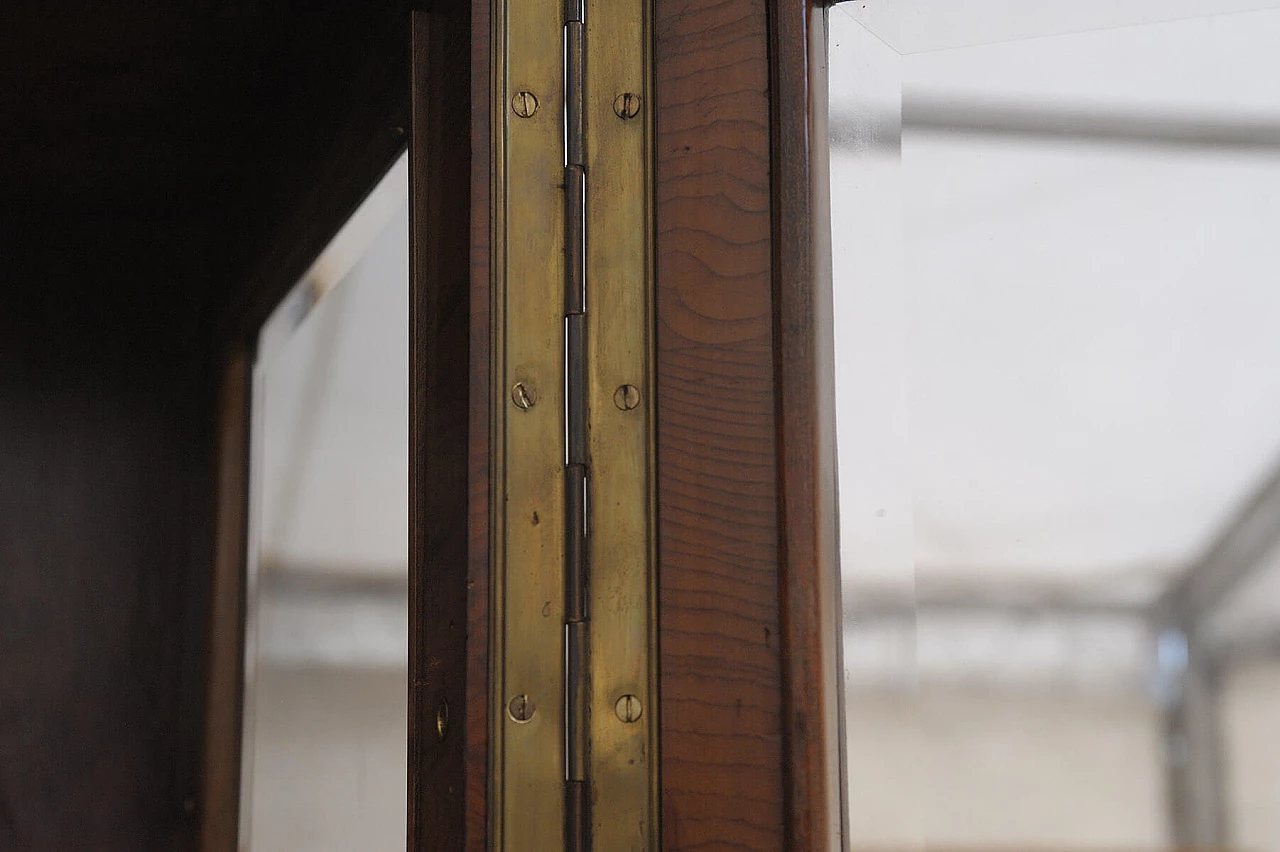 Vetrina Art Déco cecoslovacca in noce, anni '30 22