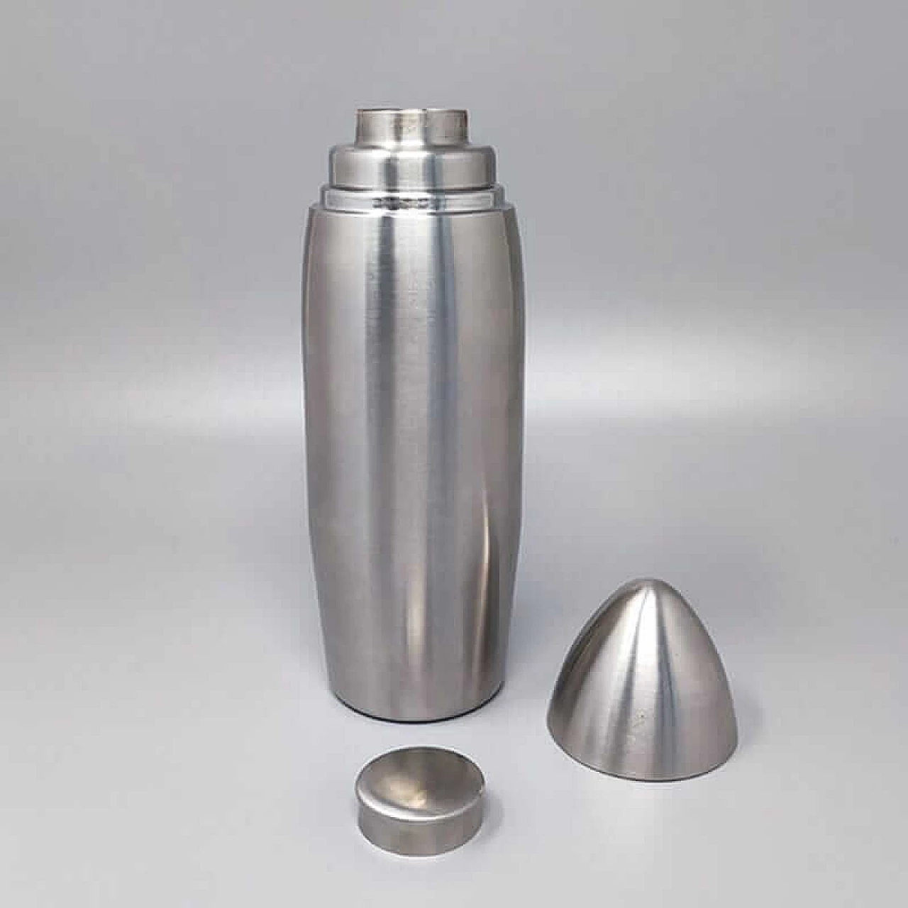 Bullet cocktail shaker in stainless steel, 1960s 3