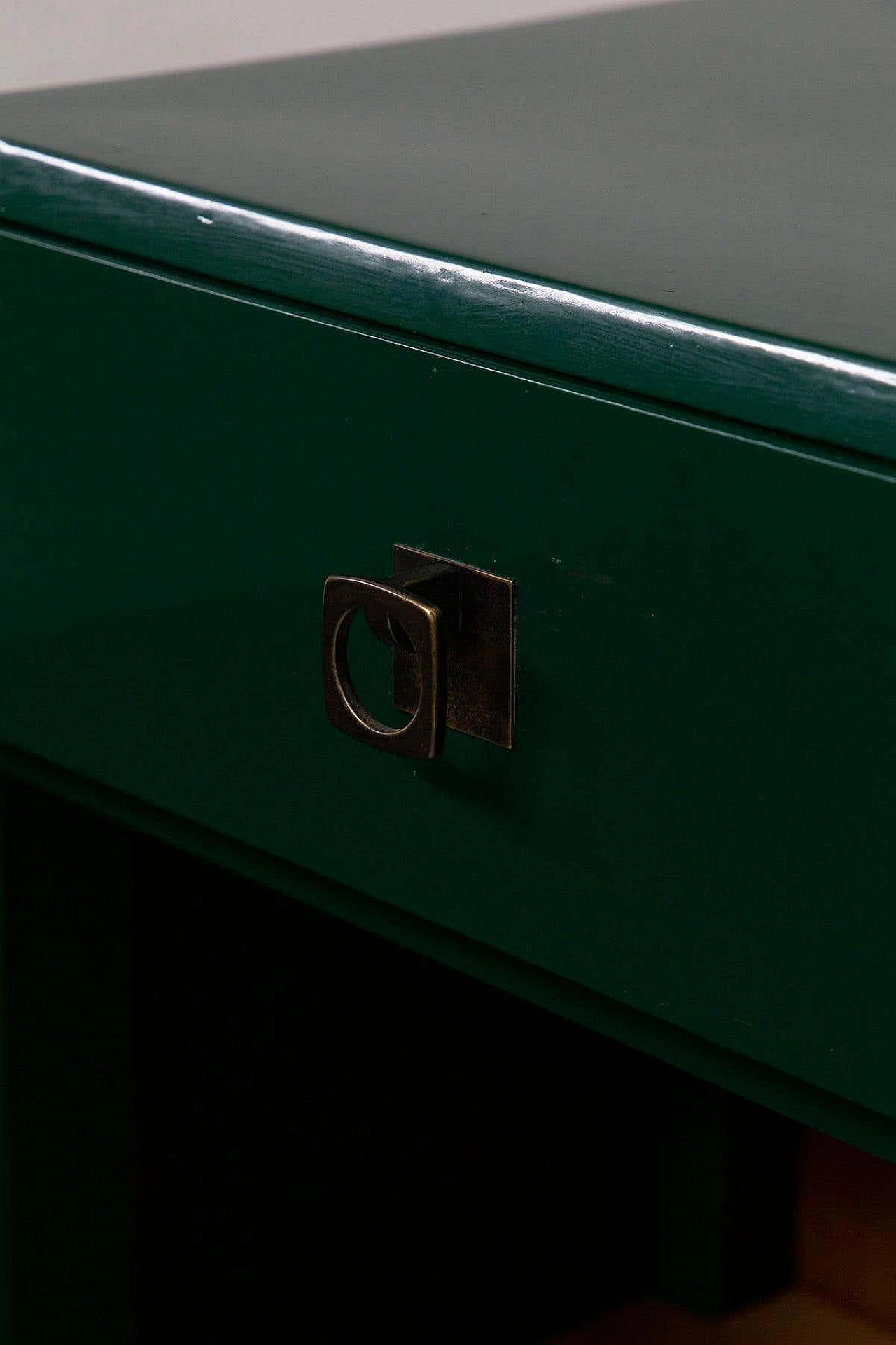 Credenza in legno laccato verde di Pierluigi Colli, anni '40 12