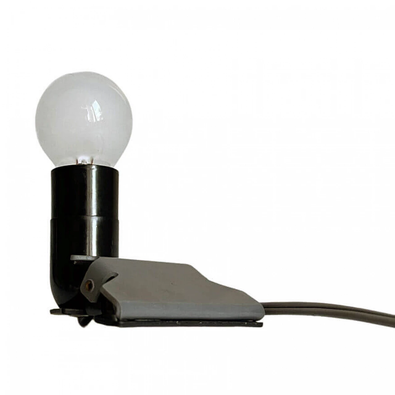 Lampada da comodino a clip di Buchleseleuchte, anni '50 1
