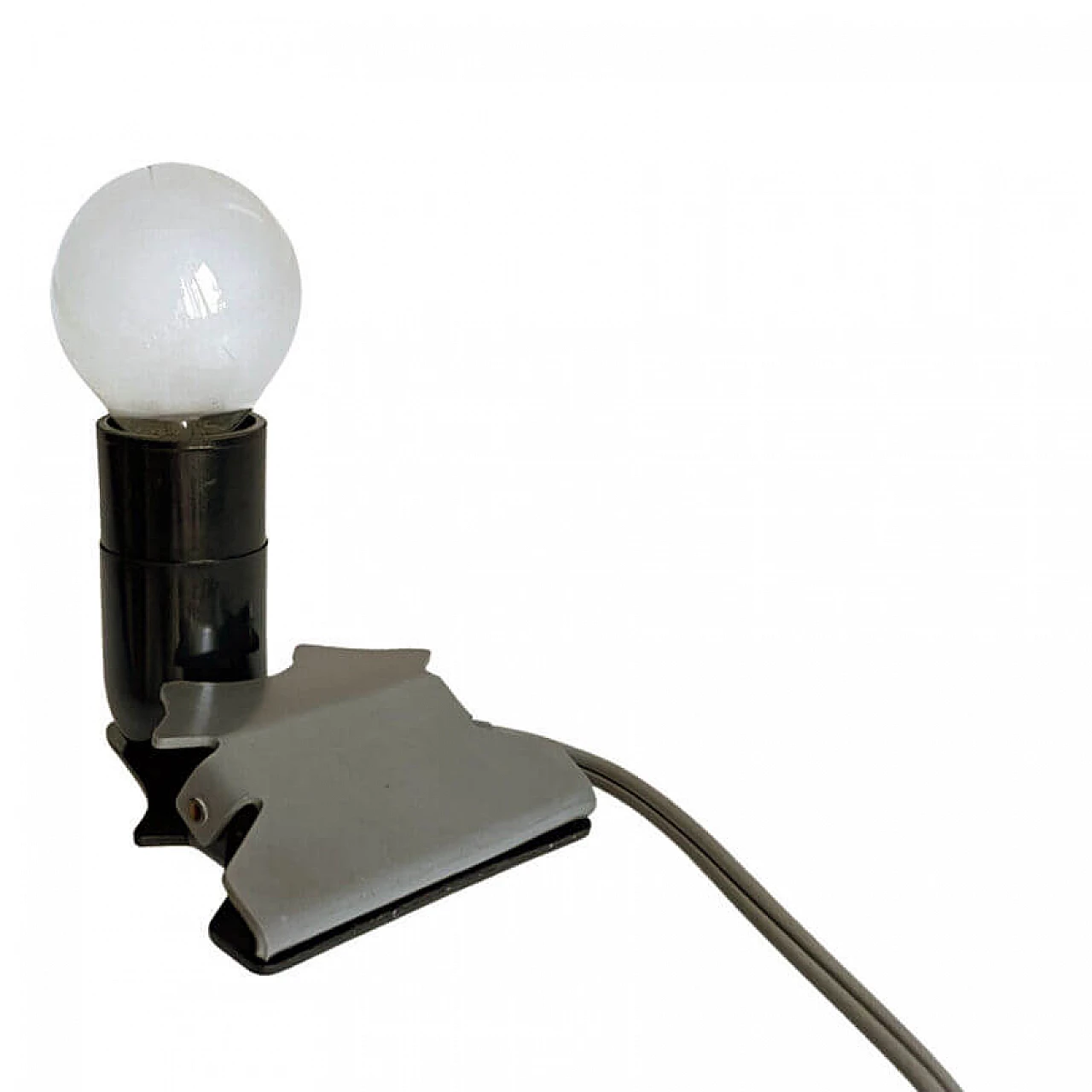 Lampada da comodino a clip di Buchleseleuchte, anni '50 8