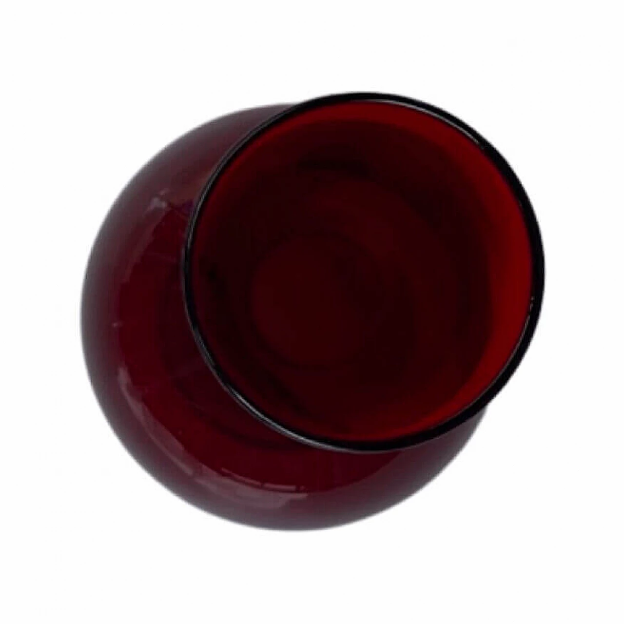 Glass vase by Ludwik Ferenc for Huta Barbara, 1970s 7