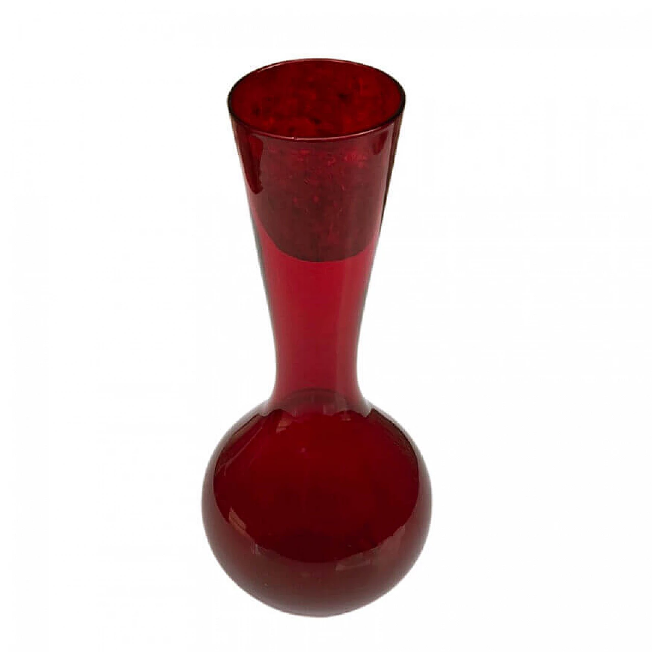 Glass vase by Ludwik Ferenc for Huta Barbara, 1970s 8