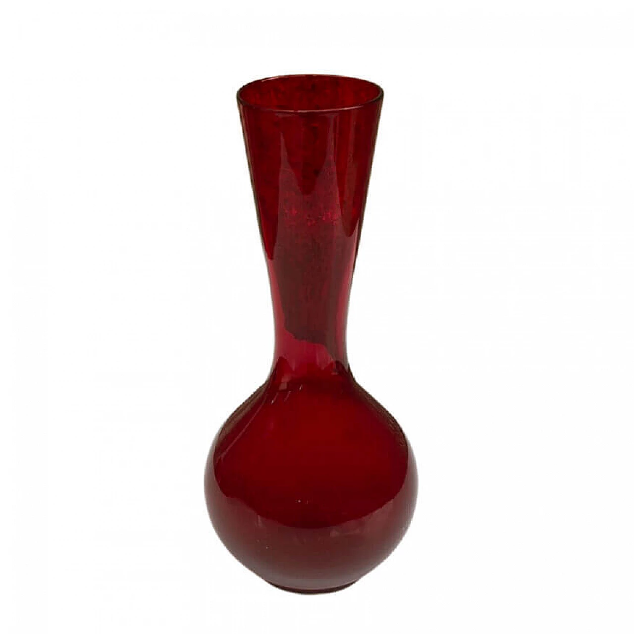 Glass vase by Ludwik Ferenc for Huta Barbara, 1970s 9
