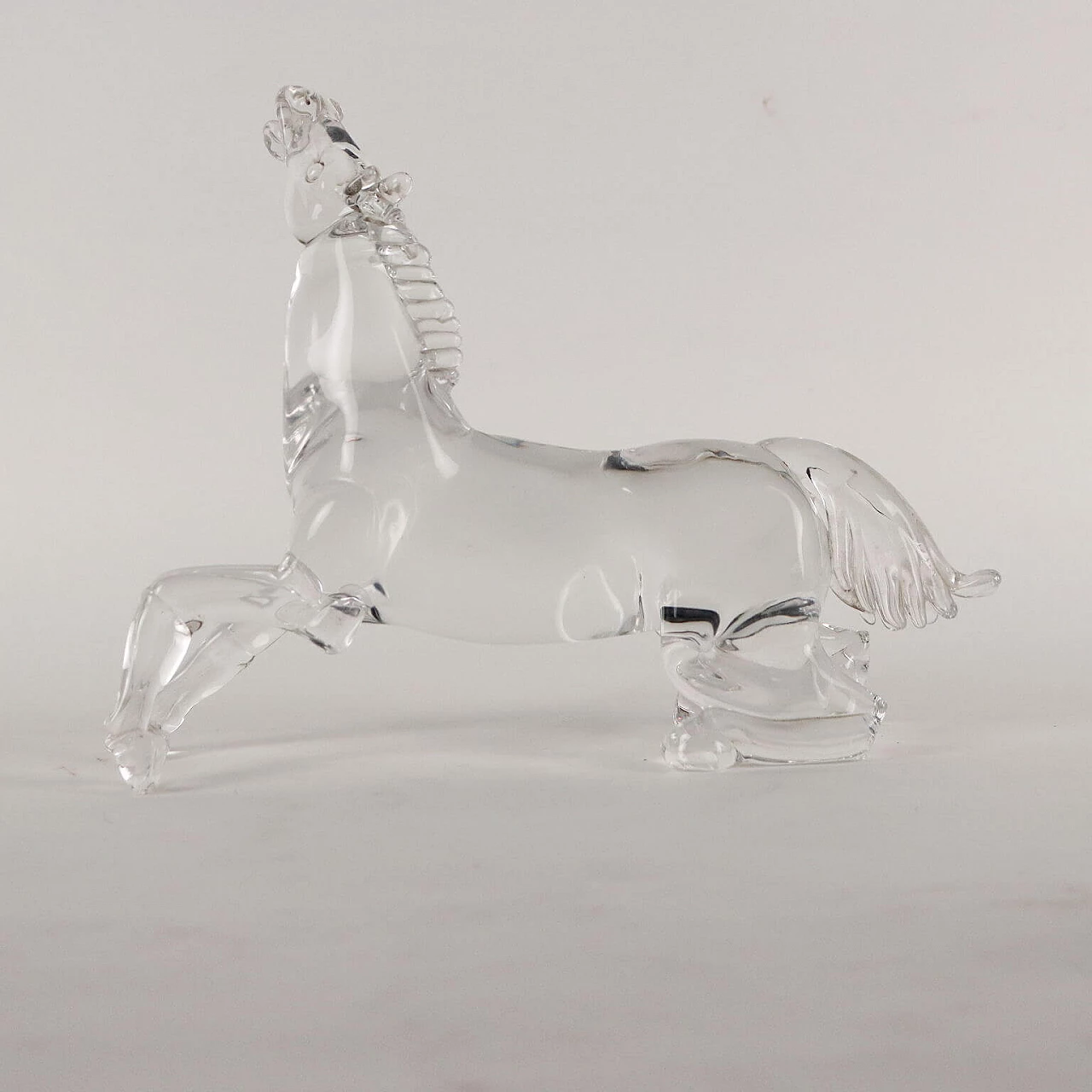 Glass horse by Arnaldo Zanella, 1990s 6