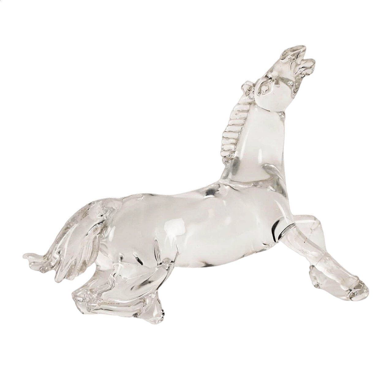Glass horse by Arnaldo Zanella, 1990s 8