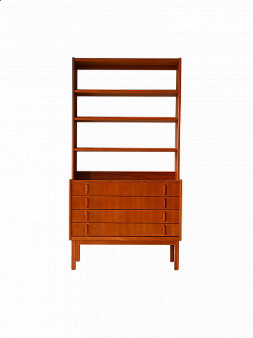 Teak bookcase with drawers by Bodafors, 1960s