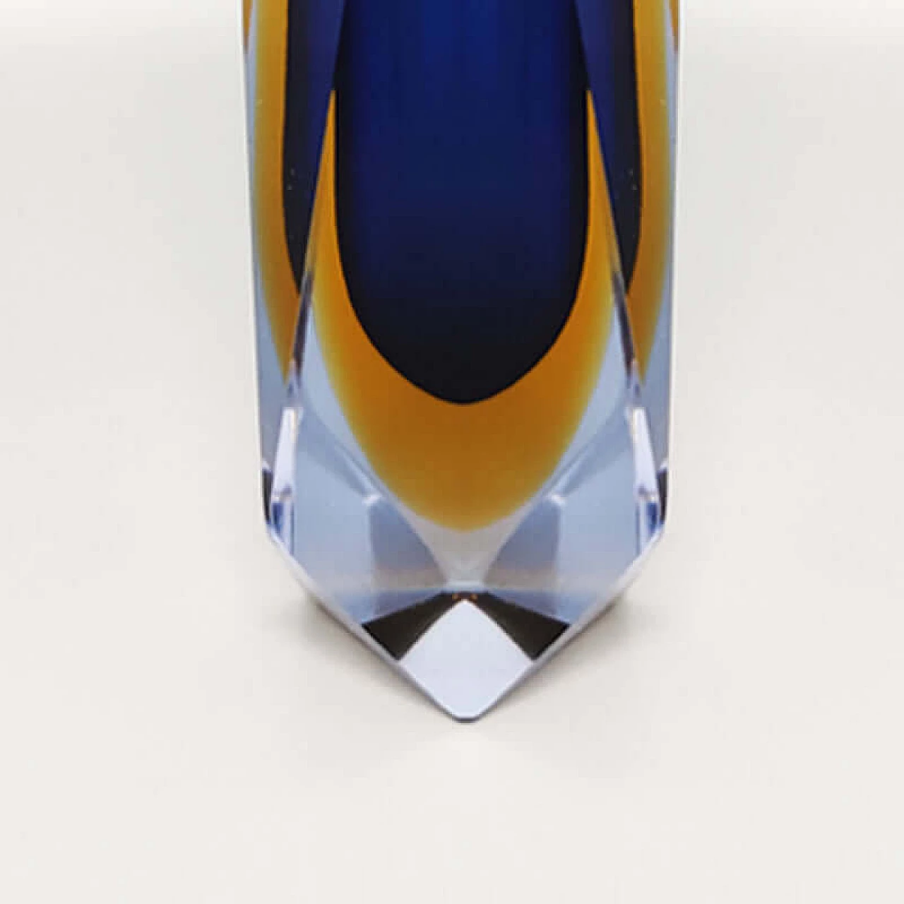 Vase in blue Murano glass by Mandruzzato, 1960s 6