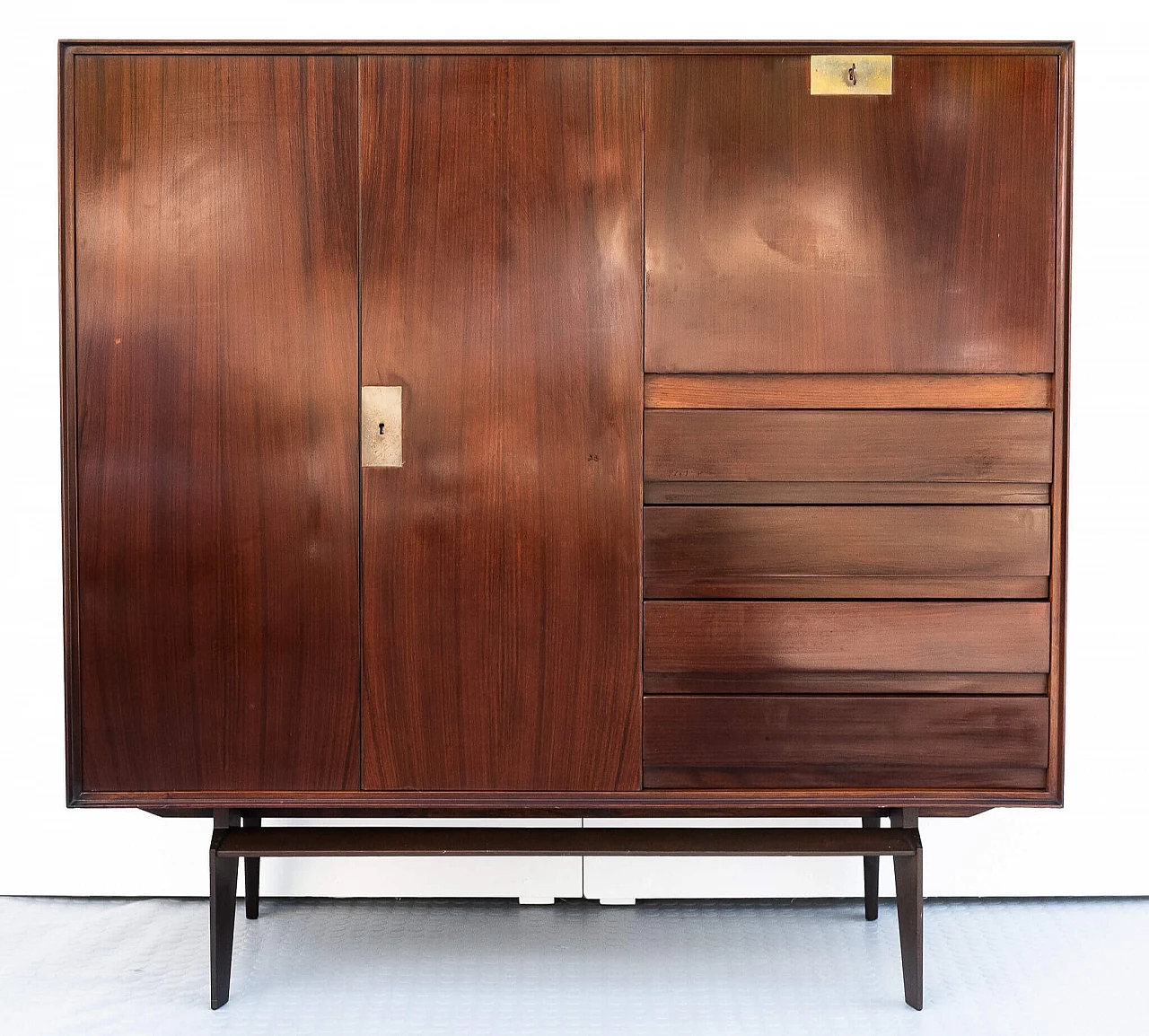 Wood sideboard by Edmondo Palutari for Dassi, 1960s 1