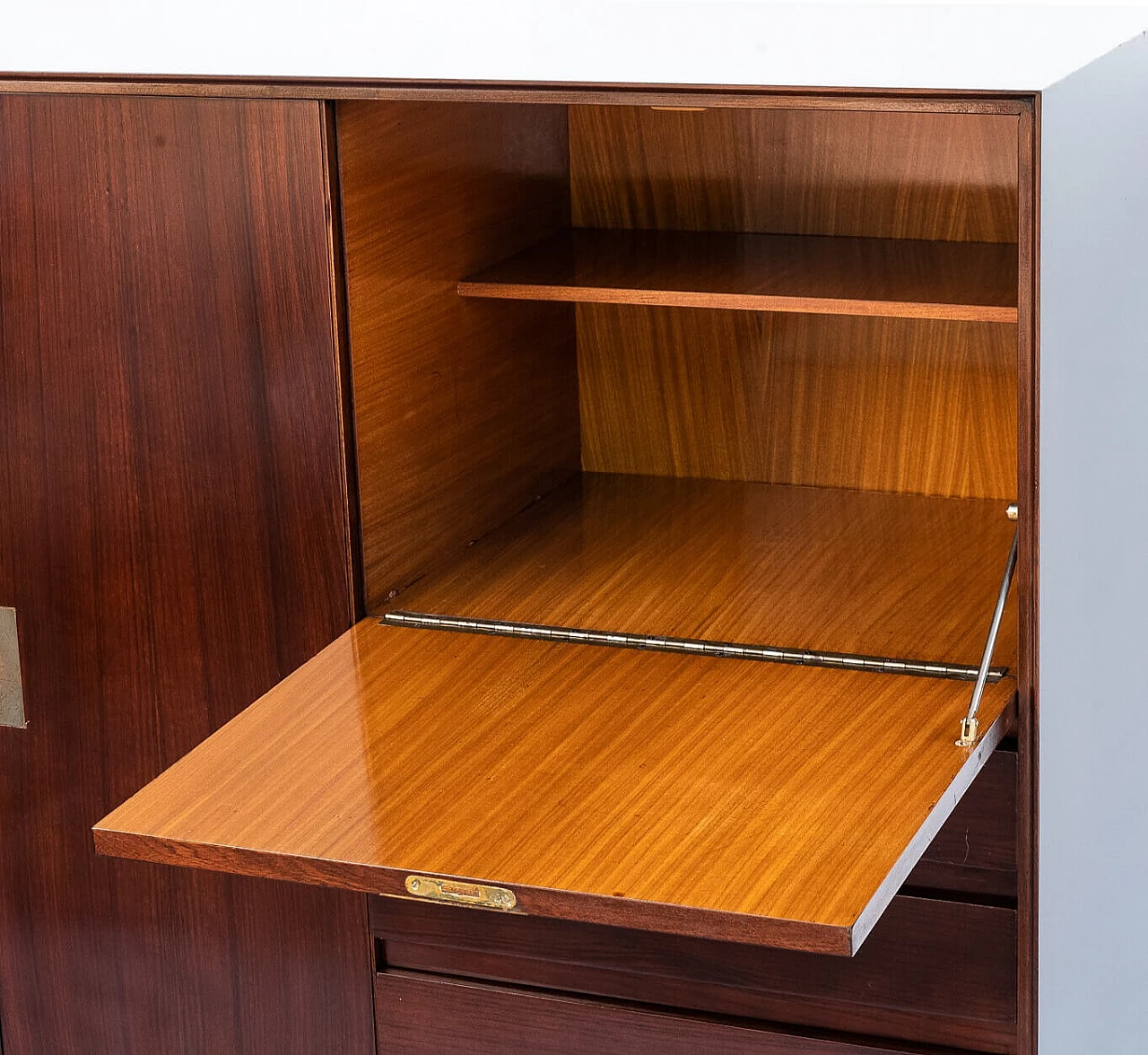 Credenza in legno di Edmondo Palutari per Dassi, anni '60 6