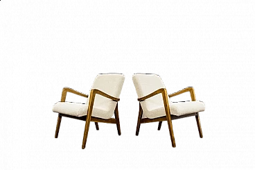 Pair of 300-138 armchairs by Bystrzyckie Fabryki Mebli, 1960s