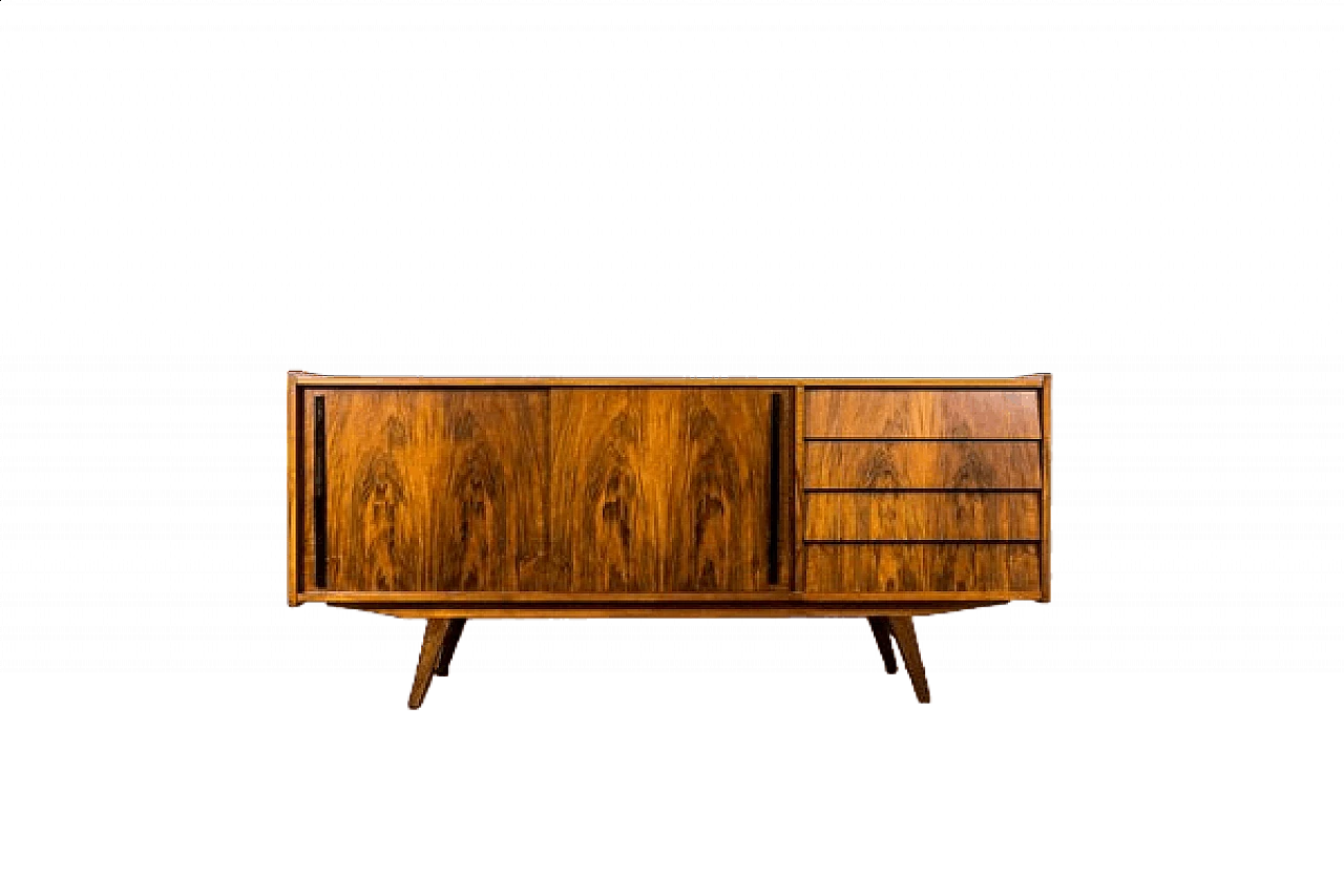 Credenza in noce di Słupskie Fabryki Mebli, anni '60 23