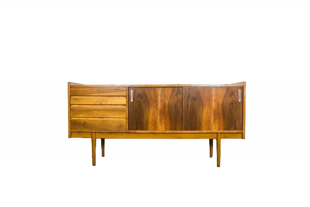 Credenza in noce e faggio di Bytomskie Fabryki Mebli, anni '60 16
