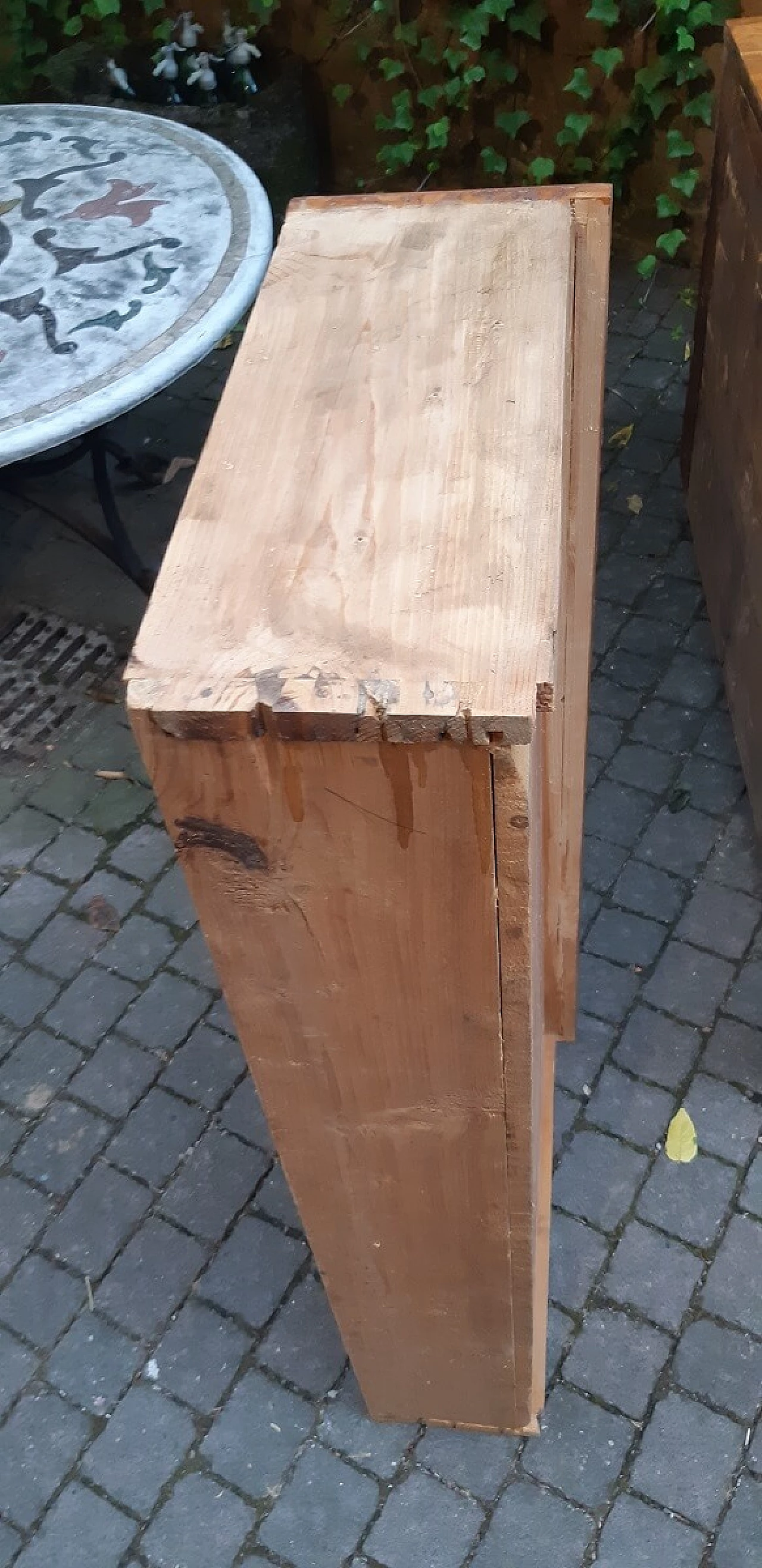 Cassettiera viennese in radica di noce e betulla, acero e ciliegio, '800 1306529