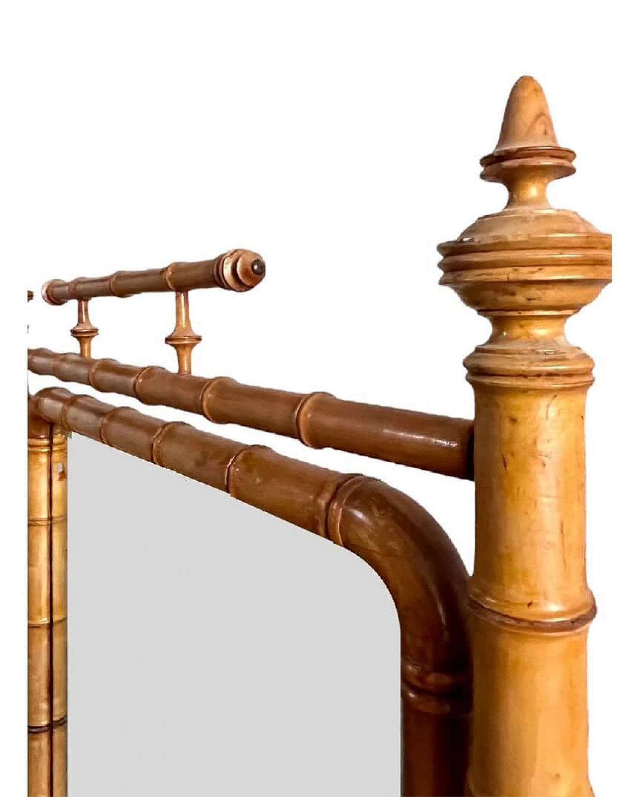 Specchio psiche da terra Coloniale in ciliegio, fine '800 2