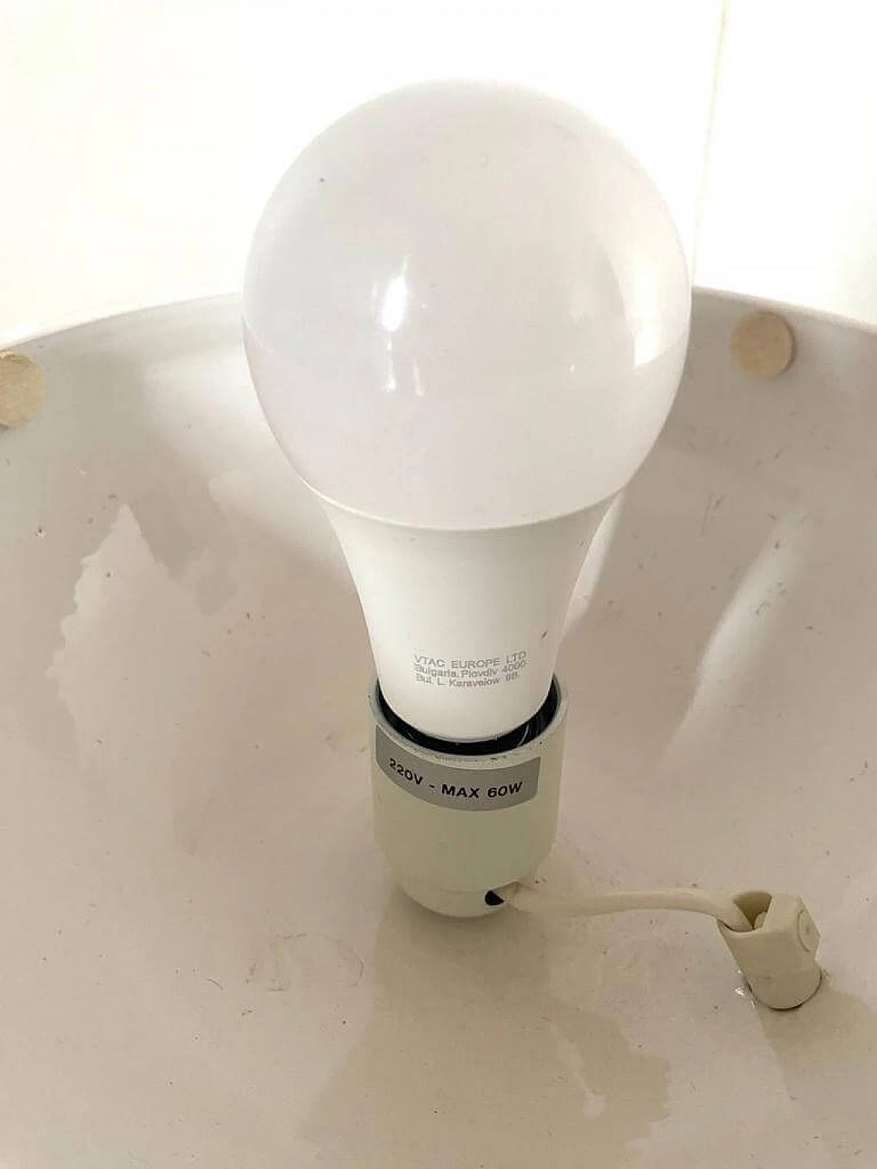 Table lamp Lampalla in ceramic and Murano glass, 1970s 6