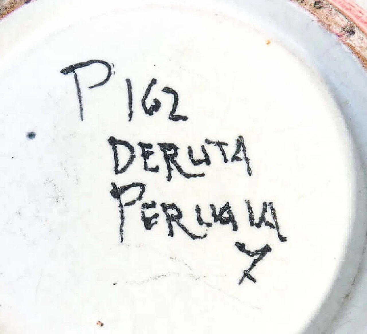 Vaso in maiolica smaltata e decorata a mano di Deruta 8