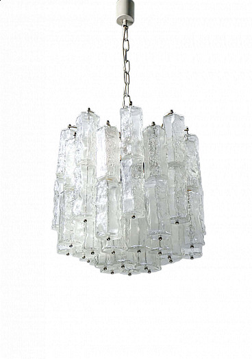 Murano glass chandelier by Toni Zuccheri for Venini, 1960s
