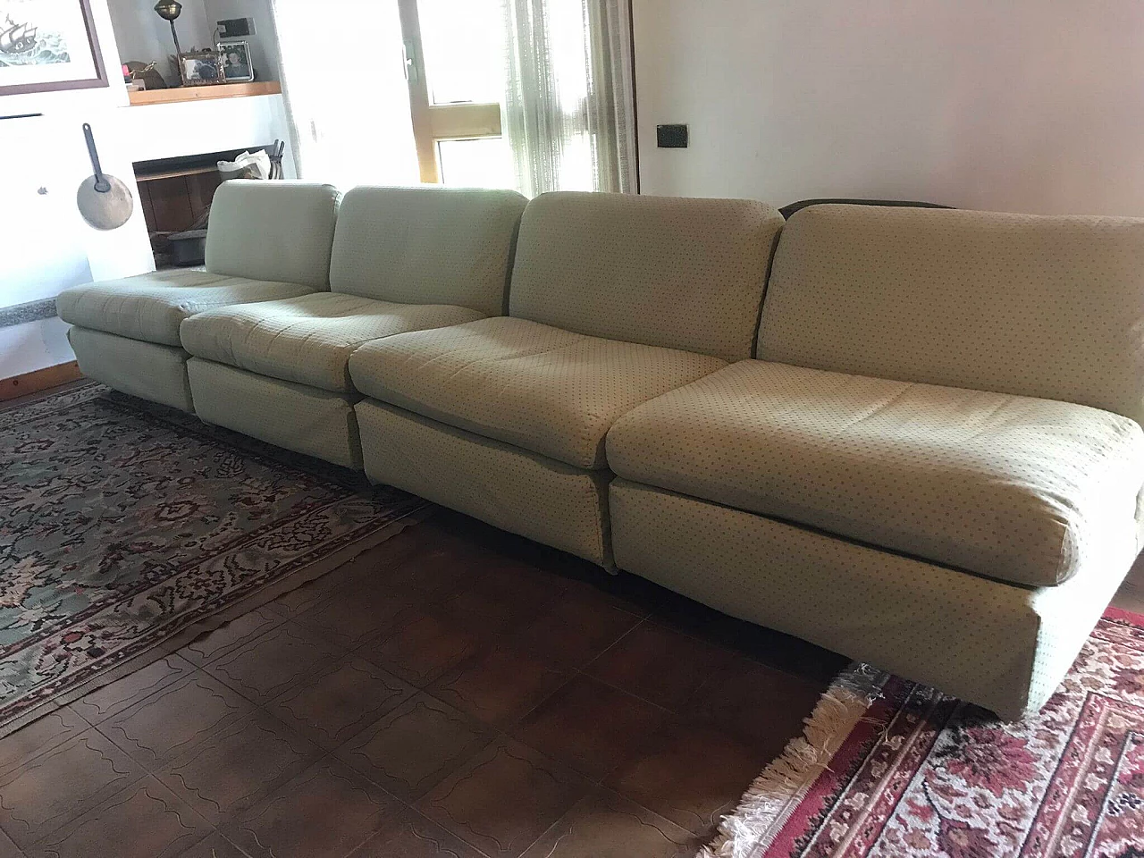 Four-module Amanta sofa by Mario Bellini for B&B Italia, 1970s 11