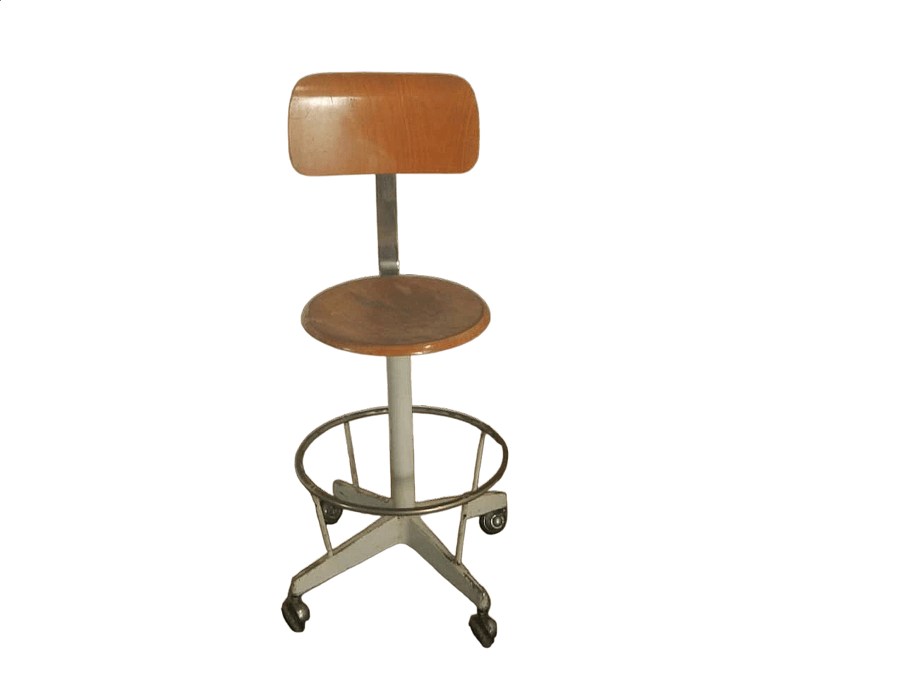 Stool with backrest 1950 9