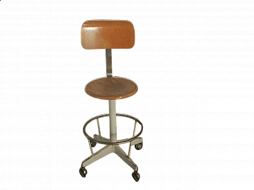 Stool with backrest 1950