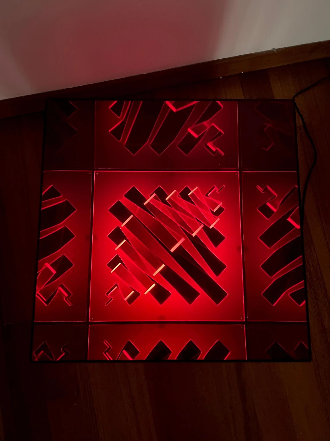 Lampada da terra Cubo di Teo di James Rivière per il Centro Ricerche Arte Industria Lissone, anni '60 4