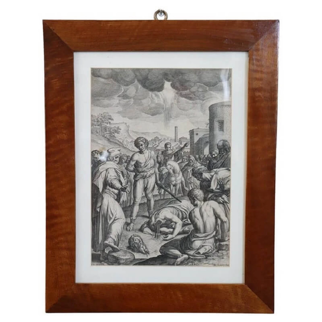 Johann Sadeler I, La decapitazione di San Paolo, incisione, '500 1