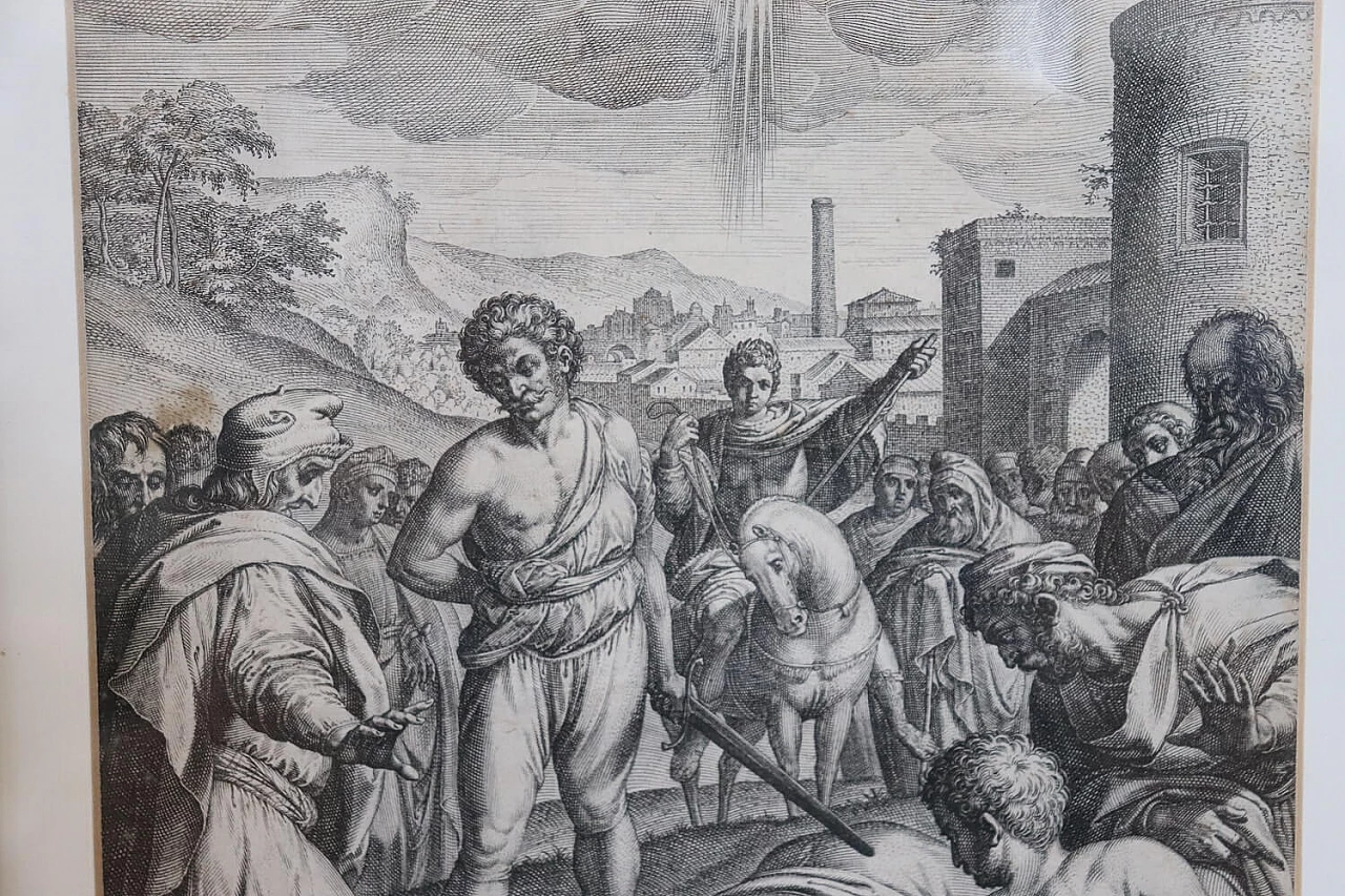 Johann Sadeler I, La decapitazione di San Paolo, incisione, '500 4