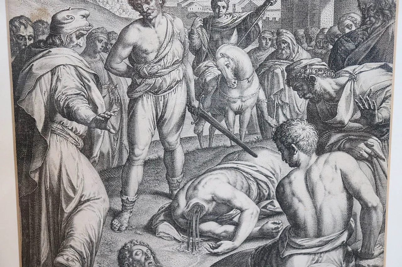 Johann Sadeler I, La decapitazione di San Paolo, incisione, '500 5